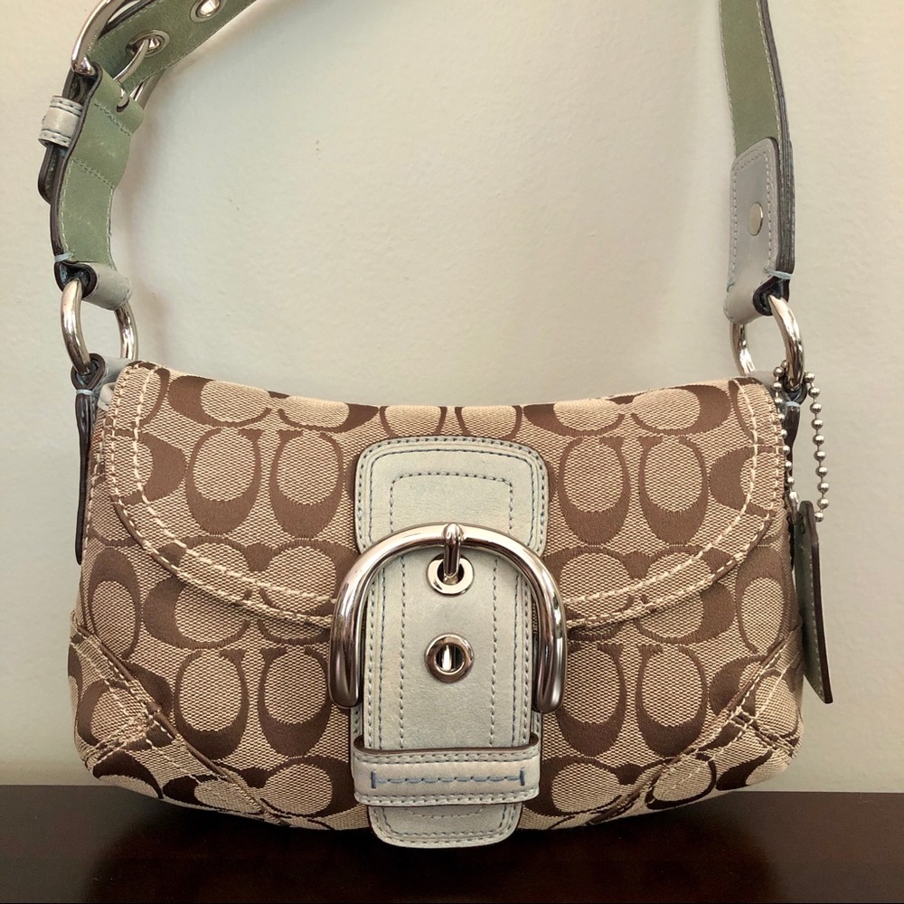 Light Blue Coach Purse